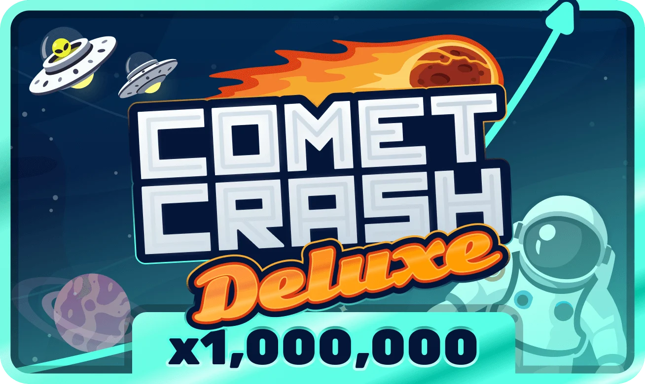 Juego crash deluxe con cometa, grandes multiplicadores y ritmo alto.